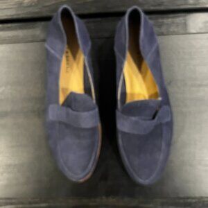 Lucky Brand Blue Suede Loafer Size 9.5